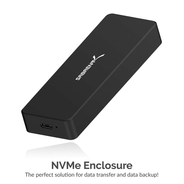 Sabrent USB Tool-Free Enclosure for NVMe OCIe M Key SSD