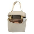 thumbnail image 2 of Unique Bargains Floral Makeup Bag Zipper Flower Cosmetic Pouch Beige, 2 of 7