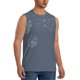thumbnail image 2 of Fotbe White Dandelion Men's Camiseta sin Mangas Estampada para Hombres, Playera Casual para Gimnasio, Entrenamiento, Playa-Small, 2 of 7