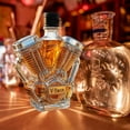 thumbnail image 6 of Shoreew Whiskey Bottle Motorcycle Engine Decanter Handmade Glass Bottle Mechanical Aesthetics Liquor Container for Motorcycle Enthusiasts, 6 of 7