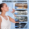 thumbnail image 7 of H2next Hydrogen Water Bottle, Hydrogen Water Generator with SPE & PEM Technology, Portable, 14.2 OZ, Silver, 7 of 7