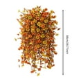 thumbnail image 3 of Crizantemos artificiales de otoño para colgar en macetas de seda para exteriores, reales para el porche, patio, balcón y jardín en otoño, 3 of 7