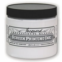 Jacquard Professional Screen Printing Ink, 16 oz., Super Opaque White