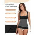 thumbnail image 7 of MISS COCOLI Women Square Neck Tummy Control Shapewear Tank Tops Wide Strap Thickened Camisole Compression Basic Body Shaper, 7 of 7
