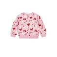 thumbnail image 4 of Joyful Moments Toddler Candy Cane Print Sweatshirt and Jogger, 2-Piece Set, Sizes 12M-5T, 4 of 12