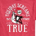thumbnail image 3 of The Nightmare Before Christmas - Holiday Screams Come True - Men's Short Sleeve Graphic T-Shirt, 3 of 5