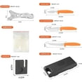 thumbnail image 2 of NEW VIEW Deer Processing Hunting Knife Set, 7-Piece Game Field Dressing Kit Gifts for Men, Includes Skinning Boning Fillet Knives, Gut Hook, Rib Spreader, Sharpener, Gloves, Case, 2 of 6