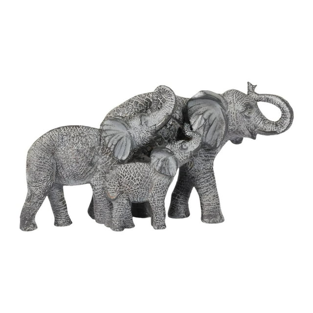 Estatuas de resina Strade Fareast Limited decoración de mesa Familia de elefantes