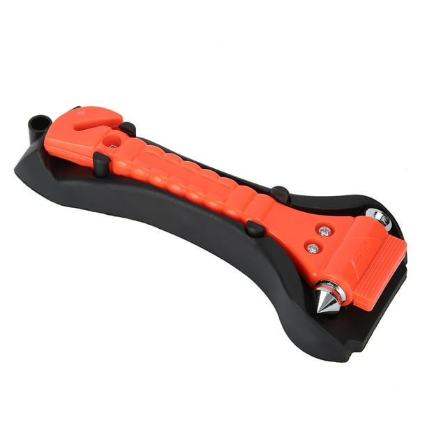 Cortador De Cinturón De Seguridad Multifunción ABS 2 En 1, Rompeventanas De Escape, Martillo De Seguridad De Emergencia Para Coche Con Soporte