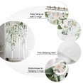 thumbnail image 7 of Shower Curtains Watercolor Eucalyptus Leaves Bath Curtain Flowers Berry Plant Waterproof Bathroom Shower Curtain Set with Hooks Decoration 36 x 72 Inches, 7 of 7
