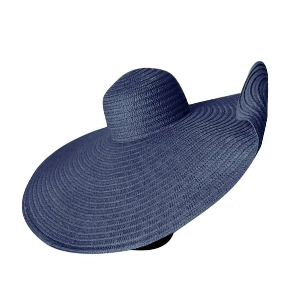 Sombreros de ala ancha para mujer, sombrero plegable para vacaciones en la playa, sombrero grande para protección solar y sombreado, sombrero para mujer