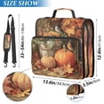 thumbnail image 3 of Water-Resistant 3-Ring Binder Organizer with Multiple Pockets Zipper Binder Bag for Office Beautiful Fall Scene, 3 of 8