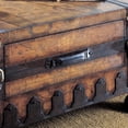 thumbnail image 5 of Bowery Hill Modern Wood Top Brown Finish Wood Trunk Coffee Table, 5 of 7