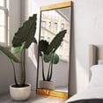 thumbnail image 2 of Aspire Home Accents 7708 Cliveden Industrial Wood & Metal Floor Mirror, Gray, 2 of 5
