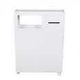 Miumaeov Narrow Slim Rolling Storage Cart and Organizer Kitchen Storage
