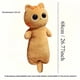 thumbnail image 2 of Large long cute cat pillow doll sleeping pillow girl gift plush toy, 2 of 5