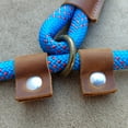 thumbnail image 5 of Handmade Strong Heavy Duty Rope No Pull Training Lead Leashes with Durable Leather Handles,Reflective Dog Training Lead for Large Medium and Small Dogs, 5 of 8