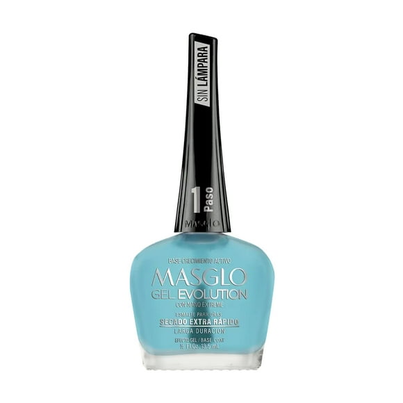 Esmalte de Uñas Masglo Base Fortalecedora Crecimiento Activo 13.5 mL Acabado Gel