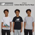 thumbnail image 3 of CAMISETA New Balance Niños Pack de 3 Camisetas de Algodón Talla 8‑20, 3 of 6