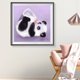 thumbnail image 3 of Cuadros Decorativos Cuadro de dibujo de diamantes de imitación de mosaico de Panda de pintura de diamante de taladro cuadrado completo DIY 5D Tmvgtek embutido en tela, 3 of 9