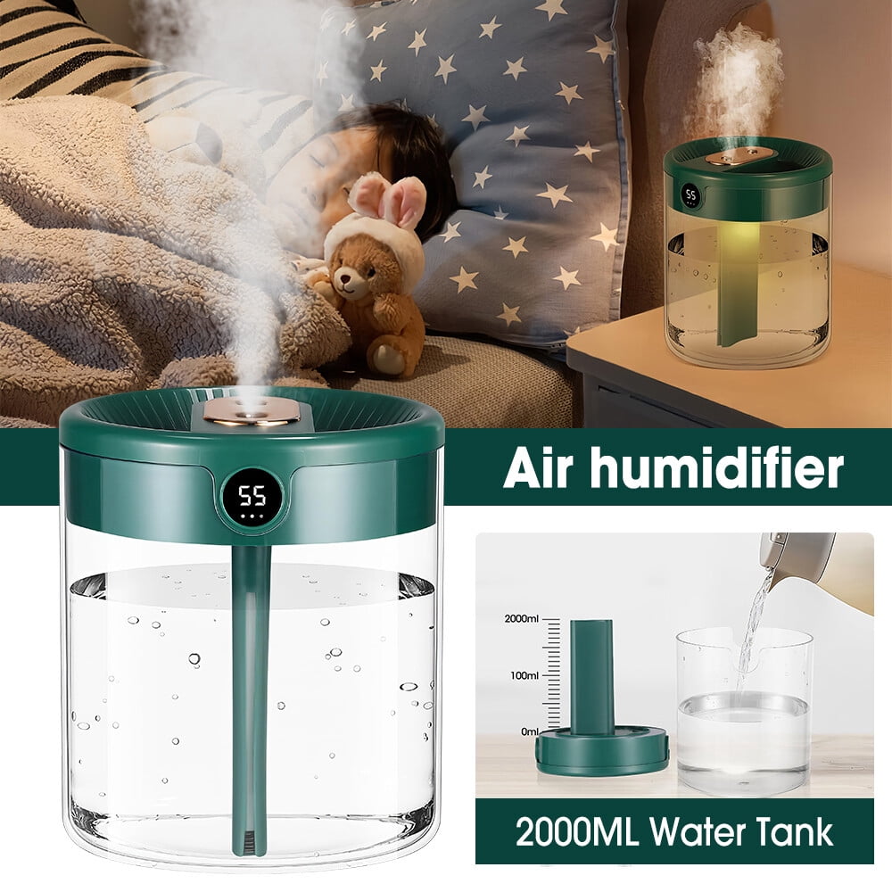 Humidifier Plant Humidifier Ultra-quiet with Humidity Indicator 2000ml