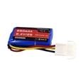 thumbnail image 1 of 6.4V 2S 650mAh Li Battery/ EL4.5-3P female P-TO-R for RC Truck Car Speed BoatA-Battery, 1 of 5