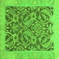 thumbnail image 1 of Ahgly Company Indoor Square Abstract Green Modern Area Rugs, 8' Square, 1 of 4