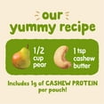 thumbnail image 5 of Happy Baby Nutty Blends, Stage 2 Organic Baby Food, Pears & Cashew Butter, 3 oz Pouch, 5 of 12