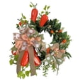 thumbnail image 4 of Guirnalda colgante de Pascua para puerta delantera, guirnalda redonda de conejo, corona de primavera para puerta, porche, fiesta, Festival, jardín 45cm, 4 of 9