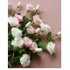 thumbnail image 5 of Xiao Hua 3 piezas de flores artificiales de tacto real para decoración del hogar, oficina, boda, arreglo floral (blanco, 22,8 pulgadas de largo), 5 of 5