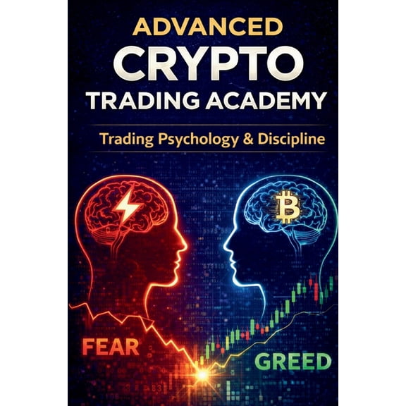 Advanced Crypto Trading Academy Advanced Crypto Trading Academy: Trading Psychology & Discipline: Master Your Emotions, Control Risk, and Think Like Pro, Book 3, (Paperback)
