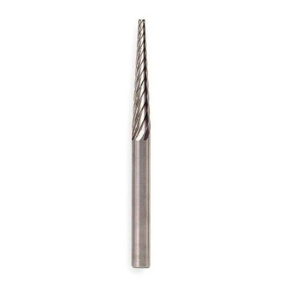 Widia Carbide Bur,Pointed Cone,1/8 In M40486