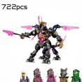 thumbnail image 4 of 2025 New Golden Ultra Dragon Bricks Golden Dragon Jet Building Block Christmas Gift, 4 of 10