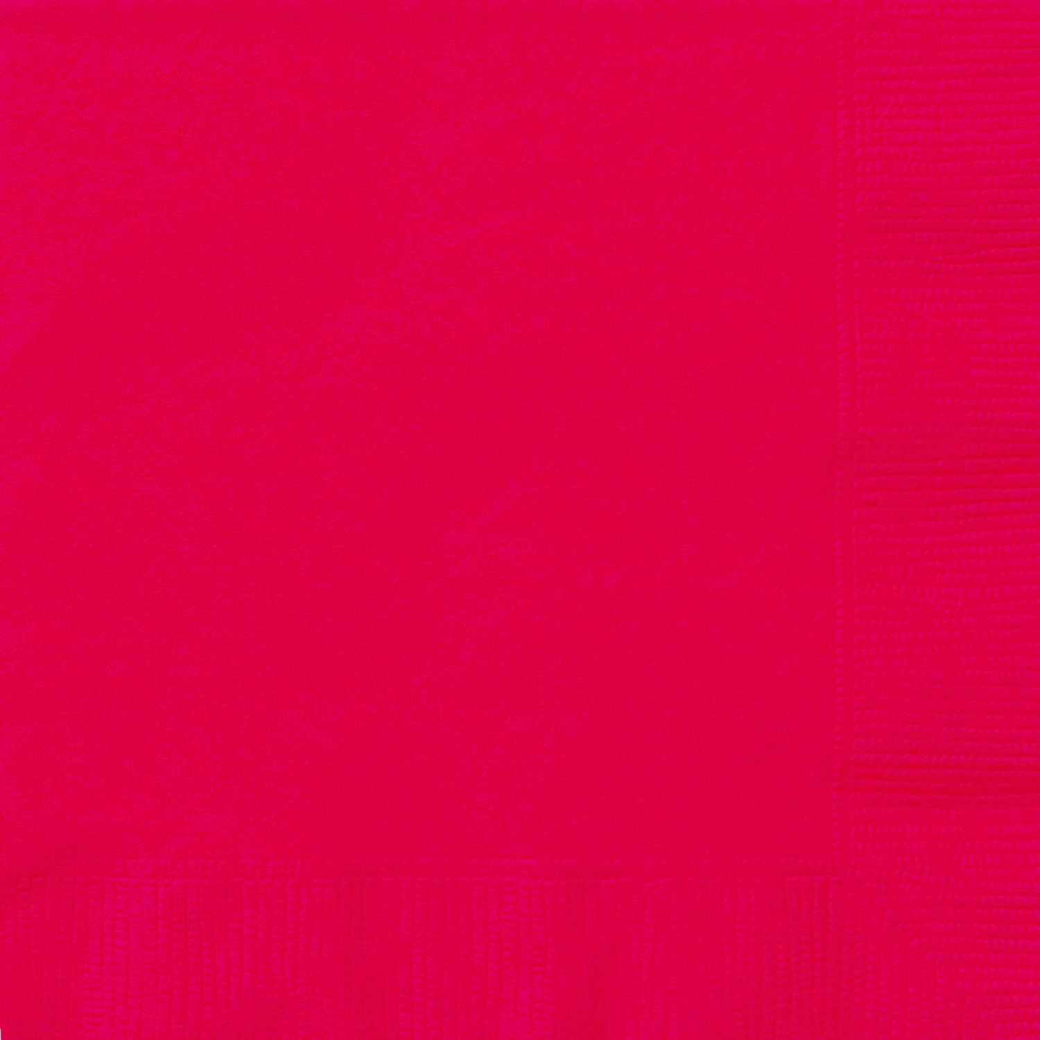 75CT 6.5IN x 6.5IN Red Disposable Paper Napkins by Way To Celebrate