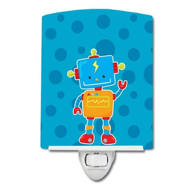 Carolines Treasures BB9083CNL Robot Ceramic Night Light