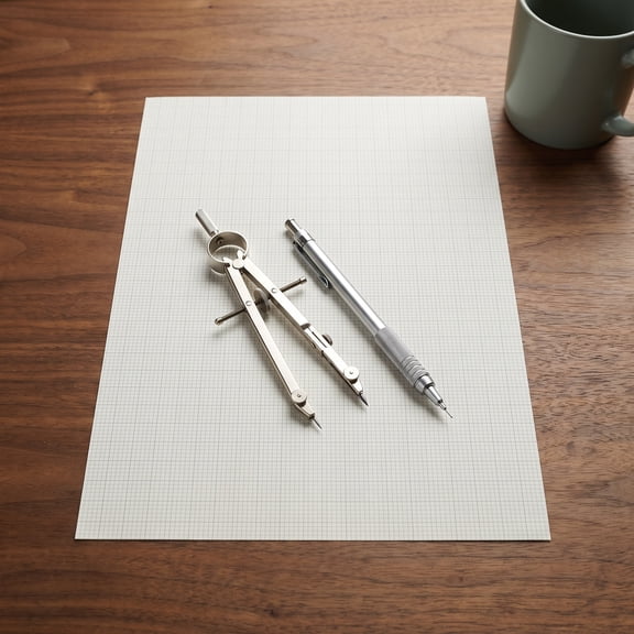 Yardwe Smooth Surface Engineering Graph Paper for Professional Drafting 100Sheets