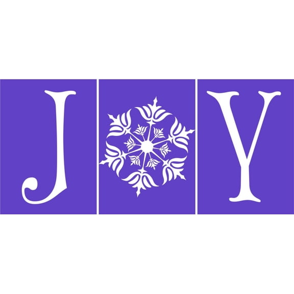 Do It Yourself Wall Decal Sticker Joy Design Home Decor Size: 12x30"