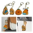 thumbnail image 2 of AOOOWER Cute Capybara Acrylic Keychain Sturdy Colorful Animal Charm for Bag and Keys, 2 of 15
