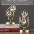 thumbnail image 2 of Hourglass Timer, Hog 60 minutes, Rice Metal Clock Glass Sandglas, 2 of 5