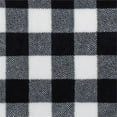 thumbnail image 3 of Safdie & Co. 60x80" Microfiber Buffalo Printed Plaid Ultra-Soft Blanket in Black, 3 of 3