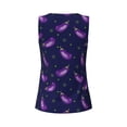 thumbnail image 6 of Goofa Eggplant Printed Womens Workout Tops for Women Sleeveless Yoga Shirts Athletic Running Tank Tops Sleeveless Gym Clothes Workout Apparel-, 6 of 9