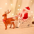 thumbnail image 4 of Vikszoy Car Toys Clearance! Christmas Music Milu Deer Sled Toy Car Get In The Holiday Spirit With This Electric Santa Claus Reindeer Toy Wonderful Christmas Gift To Children, 4 of 4