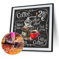 thumbnail image 1 of Cuadros Decorativos Kit de pintura de diamantes, mosaico de diamantes redondo completo con letras DIY Tmvgtek embutido en tela, 1 of 9