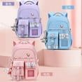 thumbnail image 2 of Teenager Waterproof Backpacks Book Bagt,Travel Laptop Backpack Lightweight Casual Daypack, Middle School Bookbag,white, 2 of 9