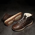 thumbnail image 5 of NOKIO Men'S Snow Trail Anti-Slip Shoes Men'S Snow Boots Men'S High Top Snow Boots Fashion Casual Trainers Breathable Flat Casual Shoes Winter Padded Warm Men'S Boots Men'S Anti-Cold Snow Boots, 5 of 5