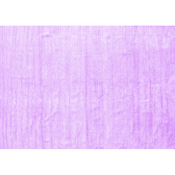 Ahgly Company Indoor Rectangle Solid Purple Modern Area Rugs, 2' x 3'