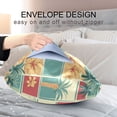thumbnail image 5 of Ryvnso Satin Pillowcase Palm Tree Tropical Pillow Cases Standard Size 30x20in, 5 of 6