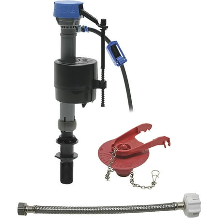 Fluidamster® 400ARHRFCS PerforMAX® High Performance Toilet Fill Valve, 2" Toilet Flapper and Click Seal® 12" Toilet Connector Repair Kit