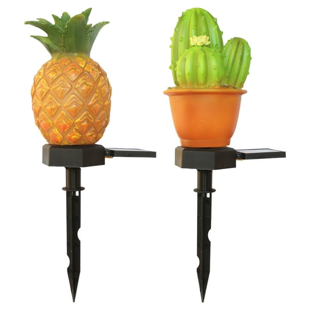 2 lámparas decorativas para exteriores, lámparas de estaca, lámparas decorativas para jardín, lámparas decorativas para jardín.