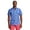 Twilight Blue, variant on Men's IZOD Saltwater Dockside Chambray Short Sleeve Button-Down Shirt Color: Peony Size: XL